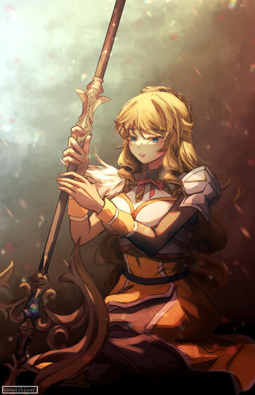 Fullbody with blur-out BG