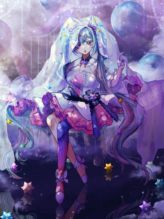Magical Theme BG (have element of the blur-out BG)